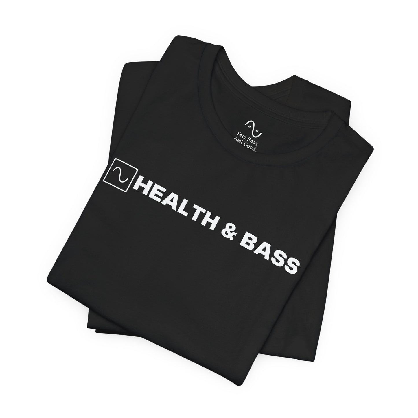 Health & Bass Signature Black Tee